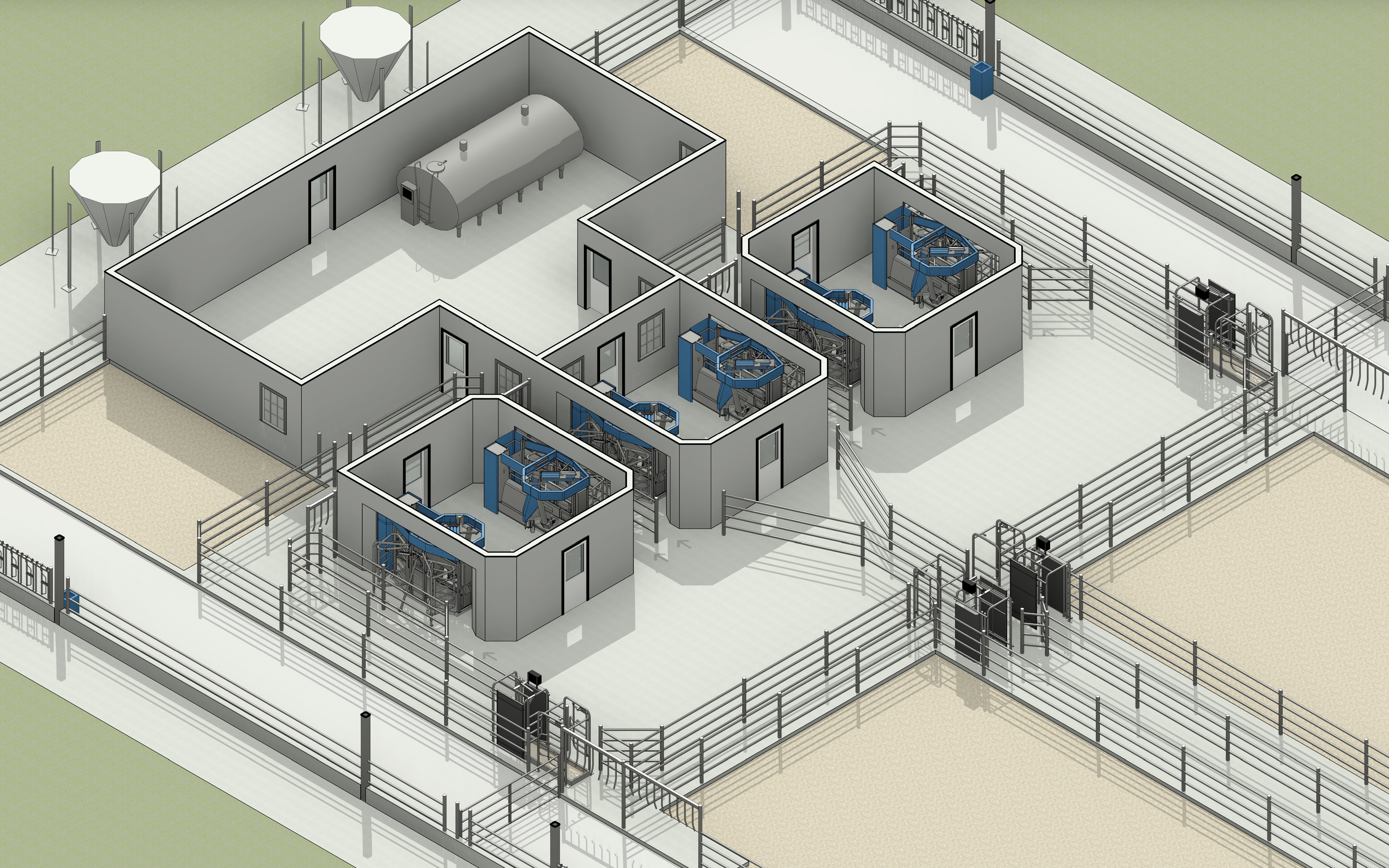 Grazing Milking Area Milking Area