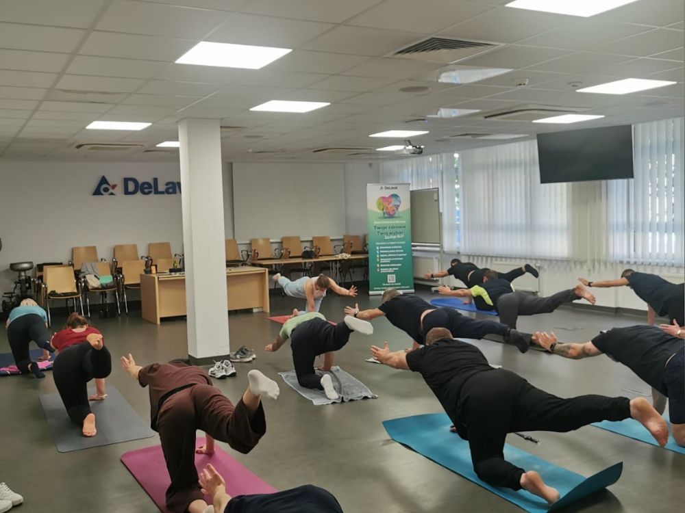 Yoga class during Health Days