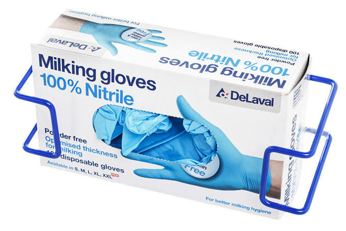 Väggfäste mjölkarhandskar