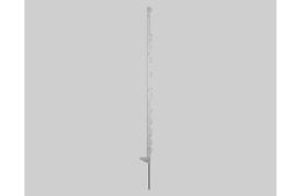 Pinkki ja valkoinen Premium muovitolppa teräsjalalla hevosille, 145 cm Tuotekuva