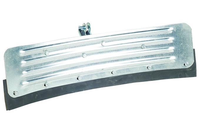 Manure scraper rounded