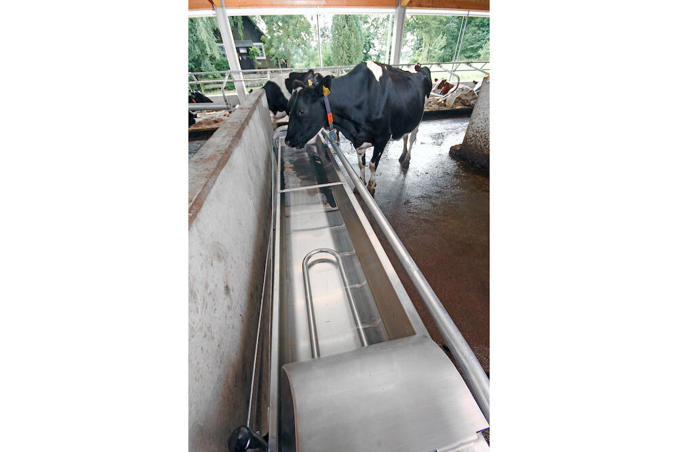 DeLaval tippekar ST150, ST200 og ST250, vægmonteret