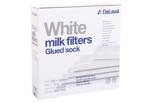 Mjölkfilter, limmade, 70 g, vit