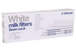 White milk filter, sewn edges, 70g 