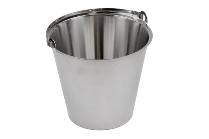 DeLaval stainless steel bucket
