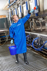 DeLaval heldekkende frakk i PVC