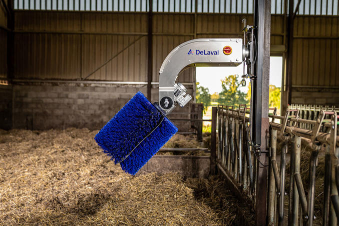 DeLaval frihängande ryktborste för köttdjur, SBB