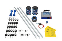 Pradedančiajam skirtas aptvarų tvėrimo priemonių rinkinys su elektriniu piemeniu, naudojančiu elektros energiją iš tinklo. Product image