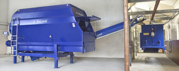 DeLaval horizontālais stacionārais maisītājs HSM12