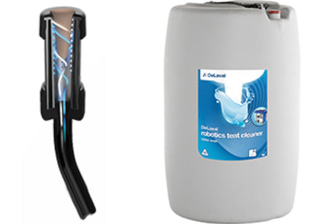 DeLaval robotics teat cleaner