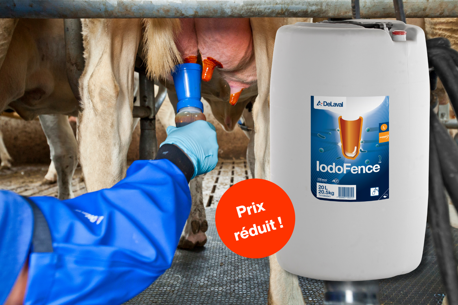 Tremplins pour les barrières DeLaval