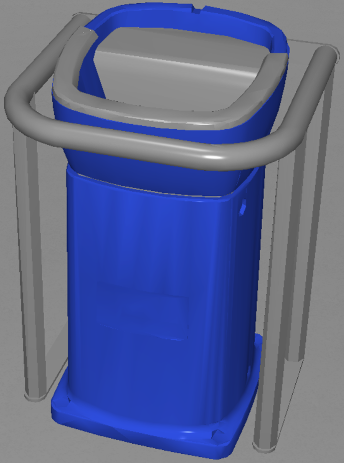 DeLaval beskyttelsesstativ for drikkekar HB15