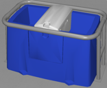 DeLaval beskyttelsesstativ for vannkar HPT50