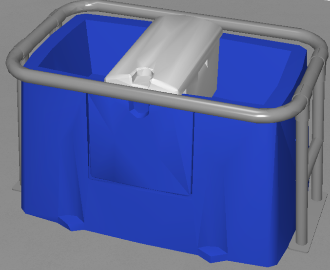 DeLaval beskyttelsesstativ for vannkar HPT50