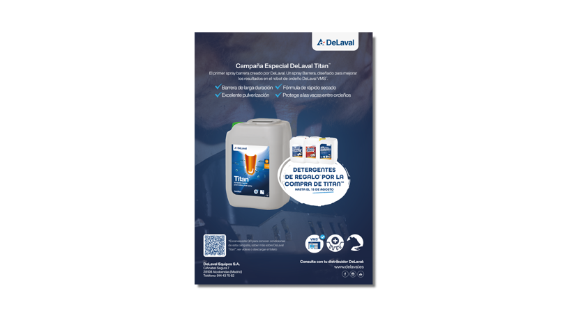 folleto campaña cuidado de la ubre con titan de delaval con robot de ordeño folleto campaña cuidado de la ubre con titan de delaval con robot de ordeño