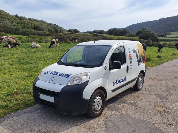furgonetas distribuidor granjas delaval 