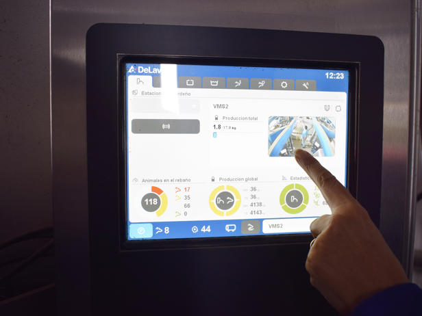 ganaderos delaval granja bourio pantalla ganaderos delaval granja bourio pantalla