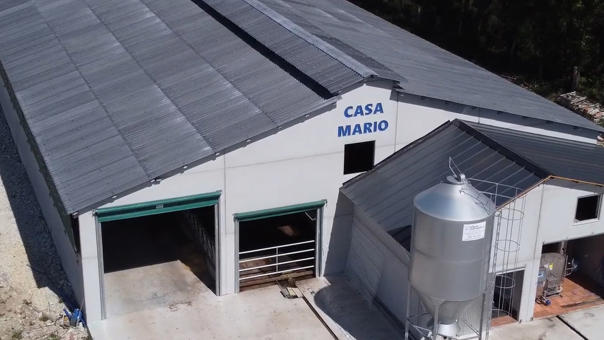 ganaderos delaval granja casa mario dron