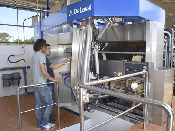 Robot de ordeño delaval vms en granja cliente Santeiro Pereira Robot de ordeño delaval vms en granja cliente Santeiro Pereira