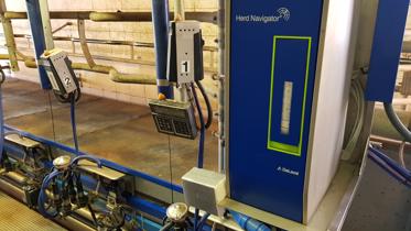 HerdNavigator 500 en sala de ordeño