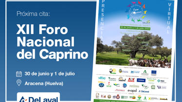 Cartel DeLaval en el foro caprino 2022