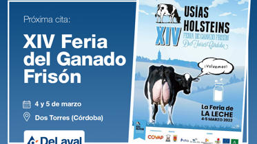 Cartel DeLaval Feria de la leche Usías Holsteins 2022