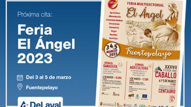 Cartel DeLaval feria el angel fuentepelayo 2023