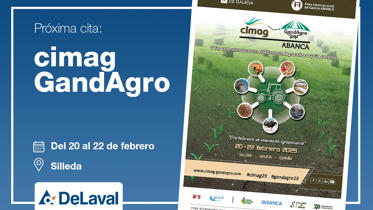 Cartel DeLaval en cimag gandagro 2025