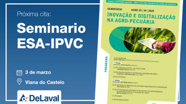 cartel DeLaval en Seminário AGRO 2025