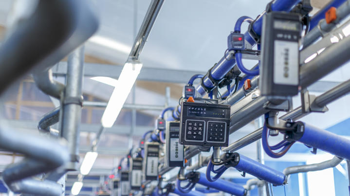 Das Bild zeigt die DeLaval MidiLineβ’ ML2100